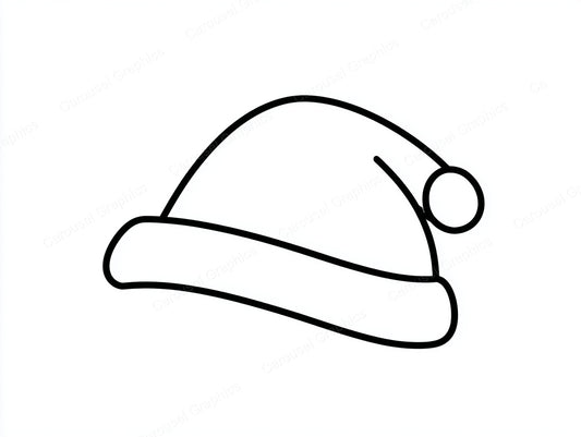 Santa Hat Vector Graphic preview