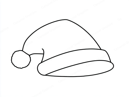 Santa Hat Vector Graphic preview