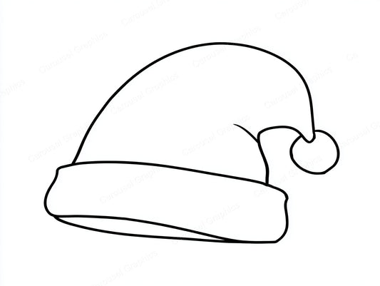 Santa Hat Vector Graphic preview