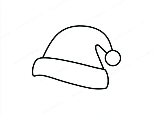 Santa Hat Vector Graphic preview