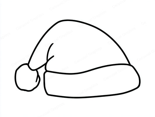 Santa Hat Vector Graphic preview
