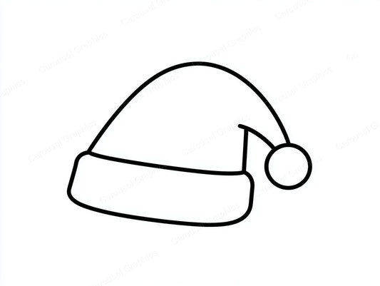Santa Hat Vector Graphic preview
