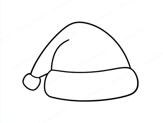 Santa Hat Vector Graphic preview