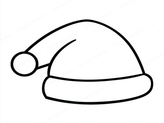 Santa Hat Vector Graphic preview