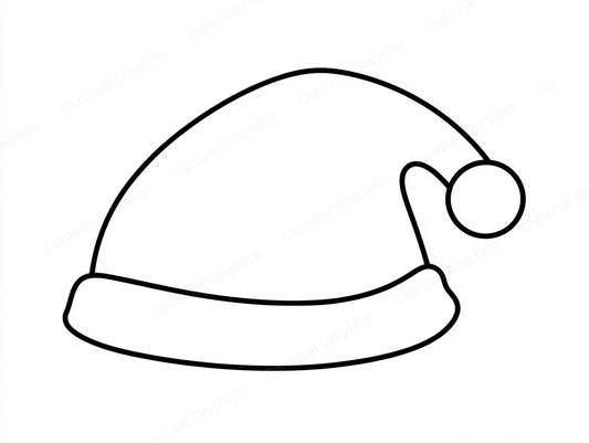 Santa Hat Vector Graphic preview