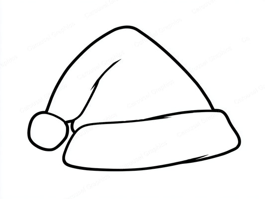 Santa Hat Vector Graphic preview