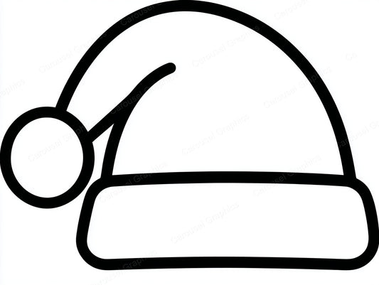 Santa Hat Vector Graphic preview