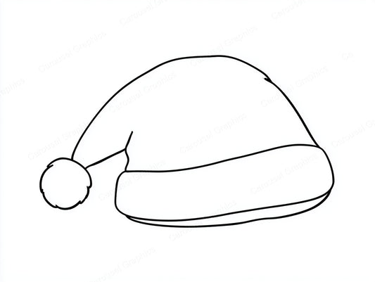 Santa Hat Vector Graphic preview