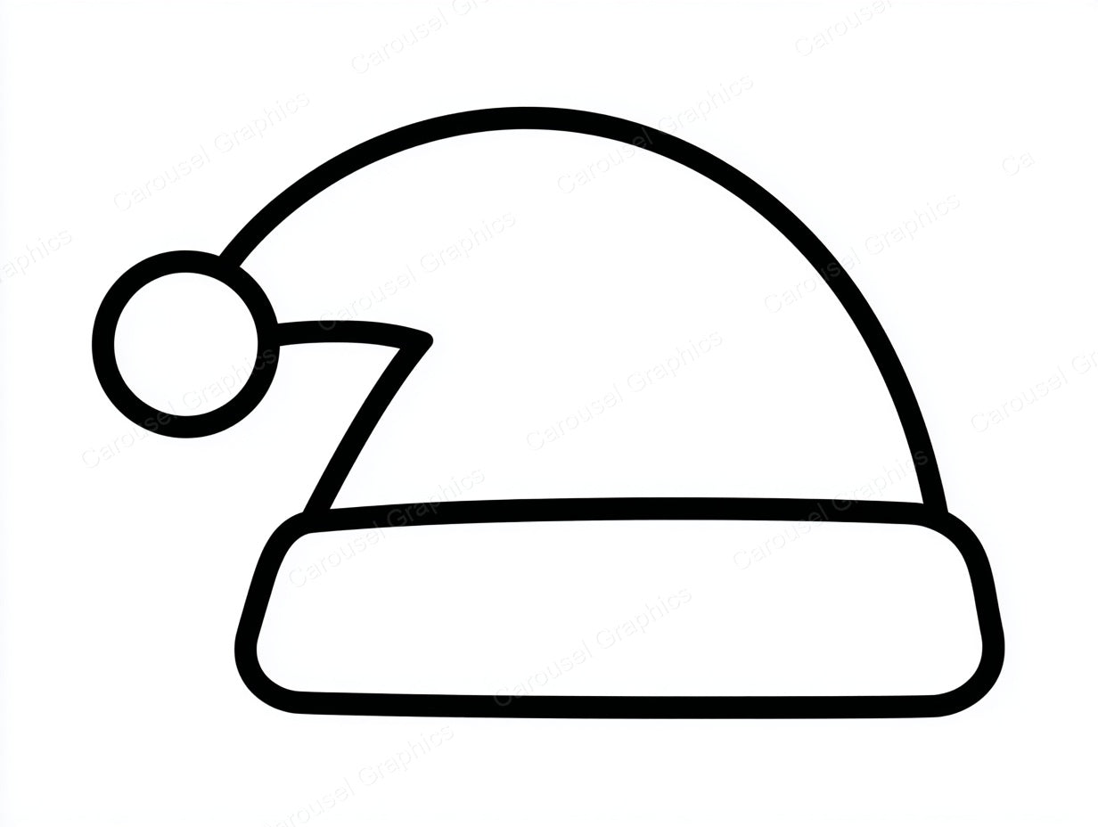 Santa Hat Vector Graphic preview