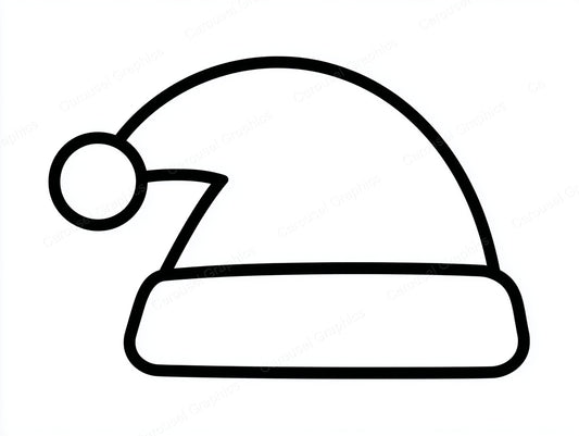 Santa Hat Vector Graphic preview