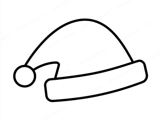 Santa Hat Vector Graphic preview