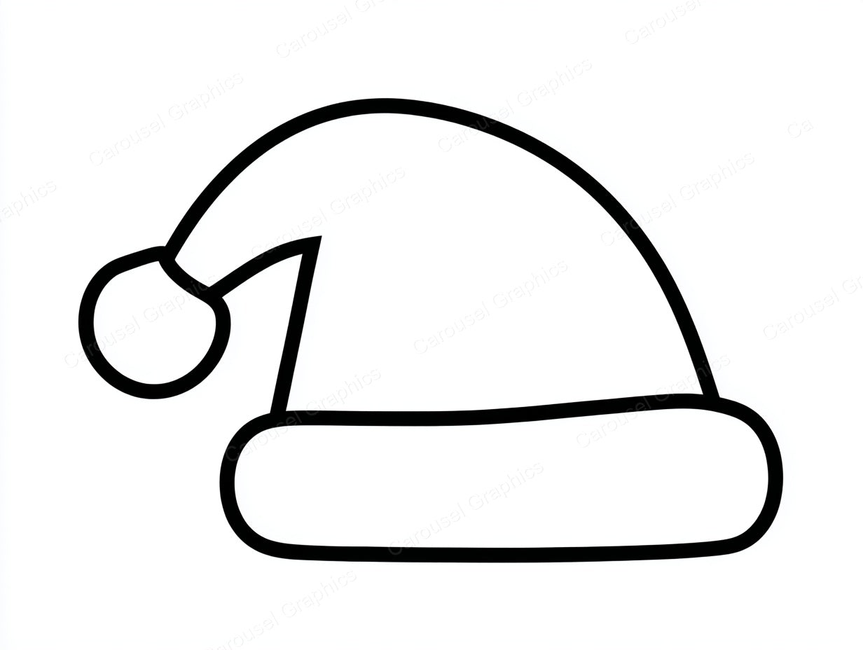Santa Hat Vector Graphic preview