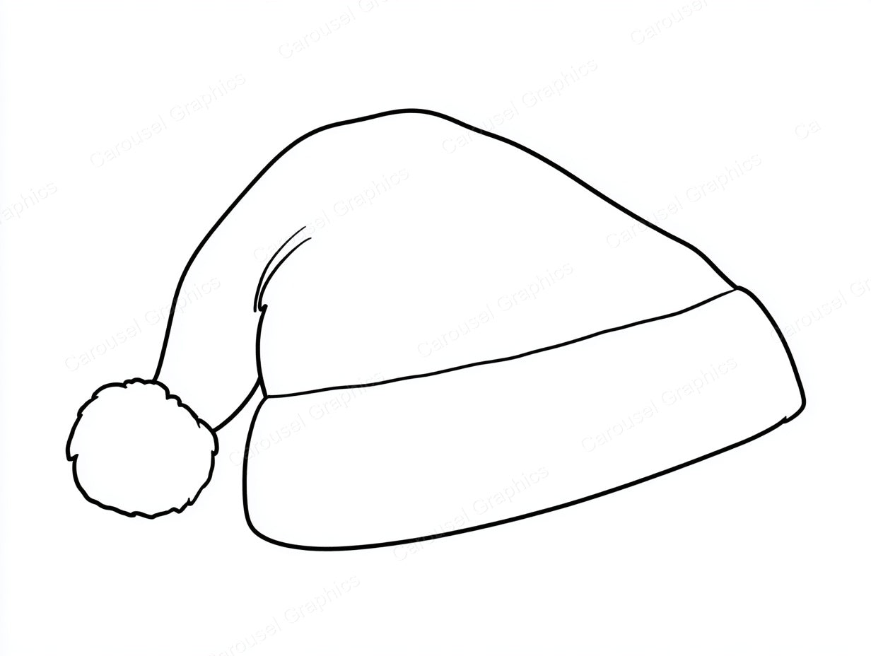 Santa Hat Vector Graphic preview