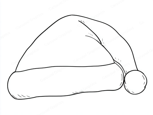 Santa Hat Vector Graphic preview