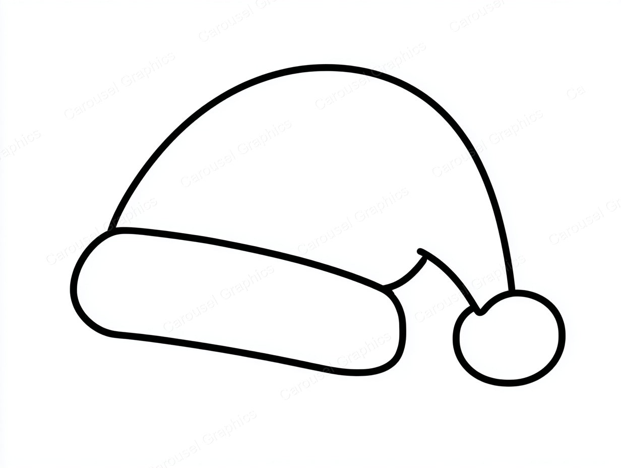 Santa Hat Vector Graphic preview