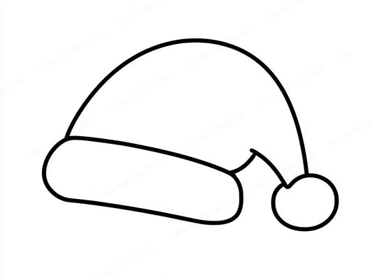 Santa Hat Vector Graphic preview