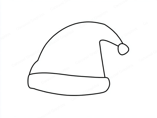 Santa Hat Vector Graphic preview