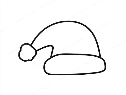 Santa Hat Vector Graphic preview