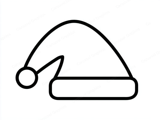 Santa Hat Vector Graphic preview