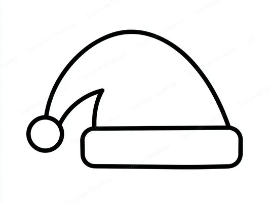 Santa Hat Vector Graphic preview