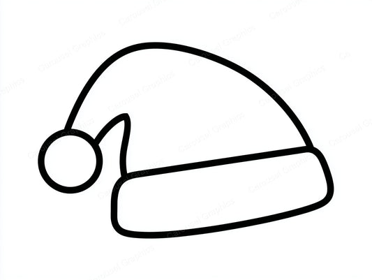 Santa Hat Vector Graphic preview