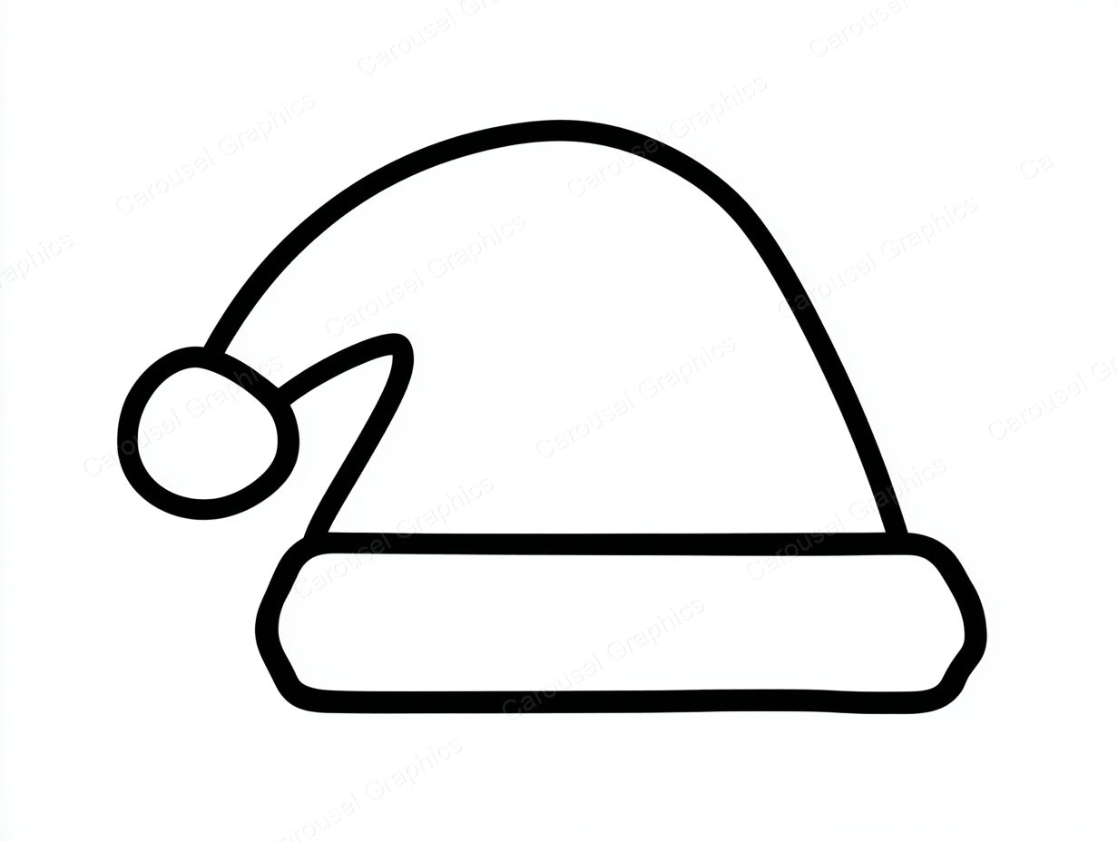 Santa Hat Vector Graphic preview