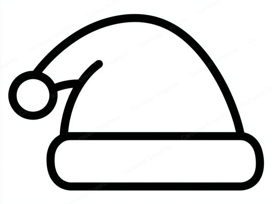 Santa Hat Vector Graphic preview