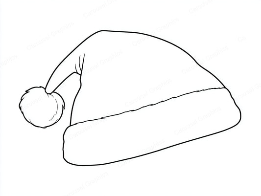Santa Hat Vector Graphic preview