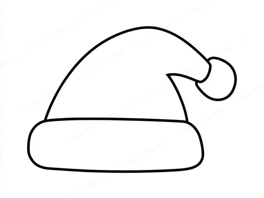 Santa Hat Vector Graphic preview