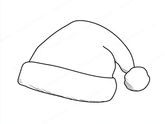 Santa Hat Vector Graphic preview