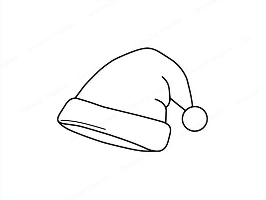 Santa Hat Vector Graphic preview