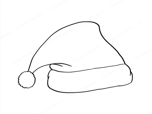 Santa Hat Vector Graphic preview