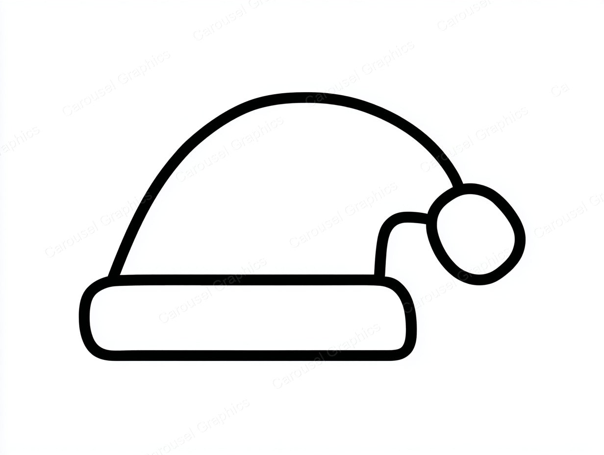 Santa Hat Vector Graphic preview