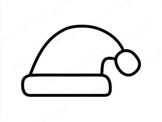 Santa Hat Vector Graphic preview