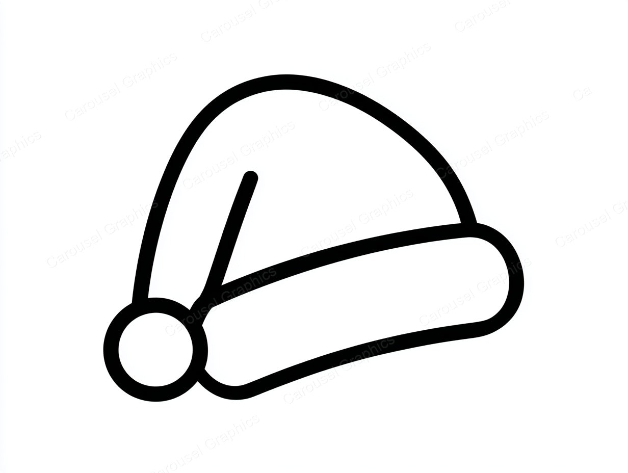 Santa Hat Vector Graphic preview