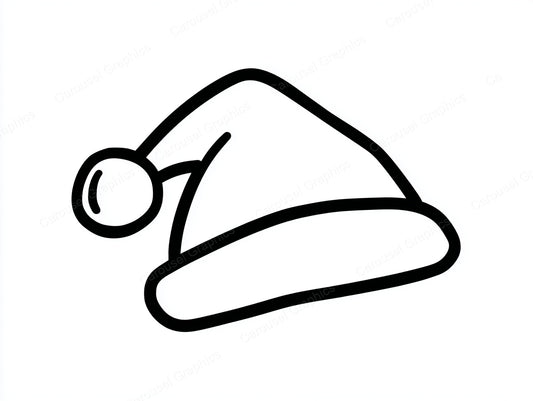 Santa Hat Vector Graphic preview