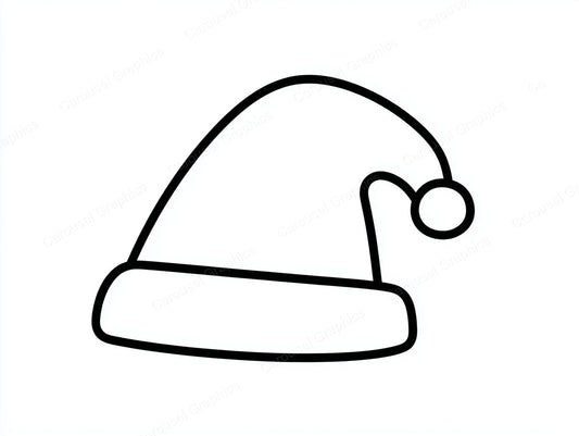 Santa Hat Vector Graphic preview