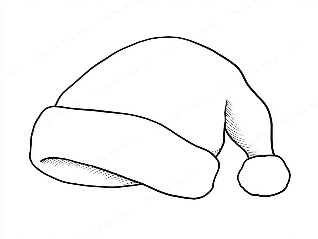 Santa Hat Vector Graphic preview