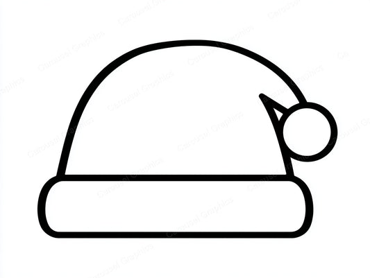 Santa Hat Vector Graphic preview