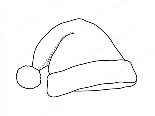 Santa Hat Vector Graphic preview