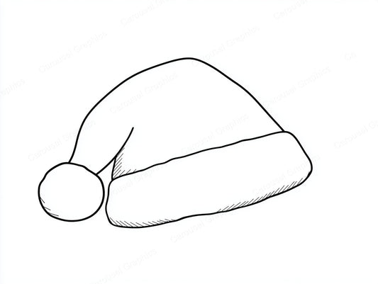 Santa Hat Vector Graphic preview