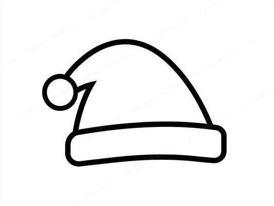 Santa Hat Vector Graphic preview