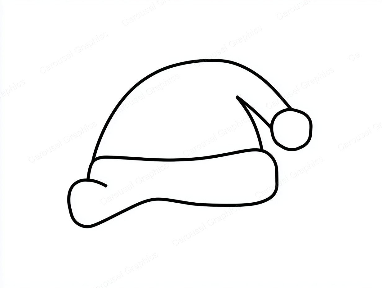 Santa Hat Vector Graphic preview