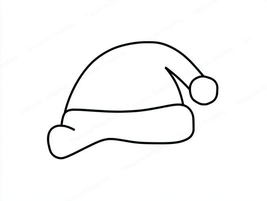 Santa Hat Vector Graphic preview