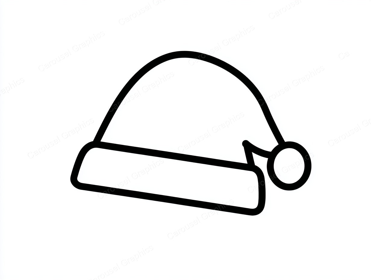 Santa Hat Vector Graphic preview