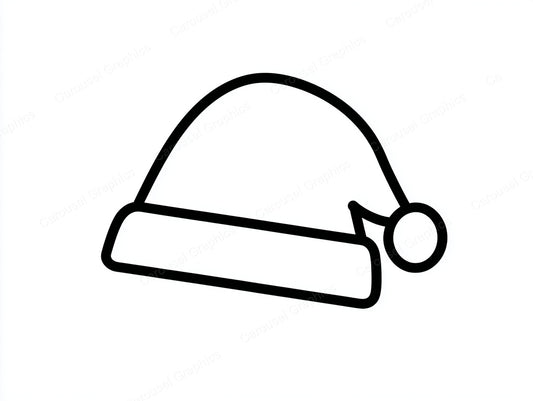 Santa Hat Vector Graphic preview