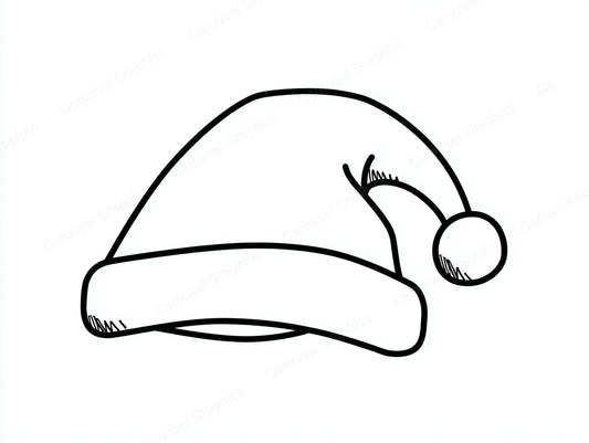 Santa Hat Vector Graphic preview