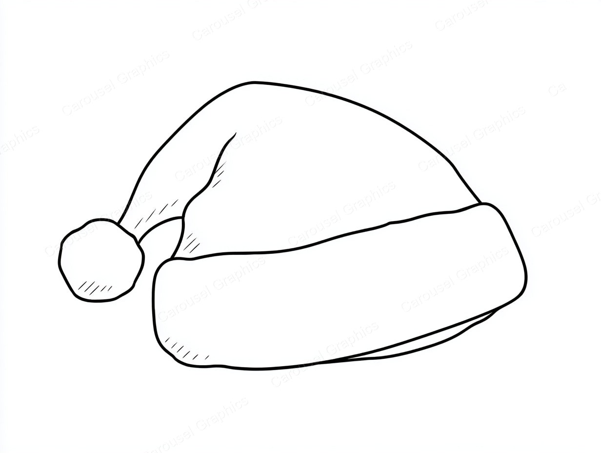 Santa Hat Vector Graphic preview