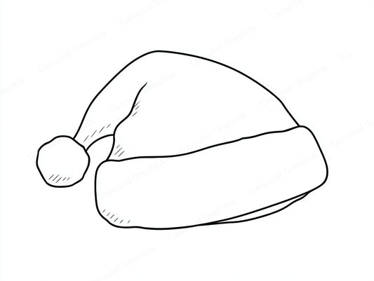Santa Hat Vector Graphic preview