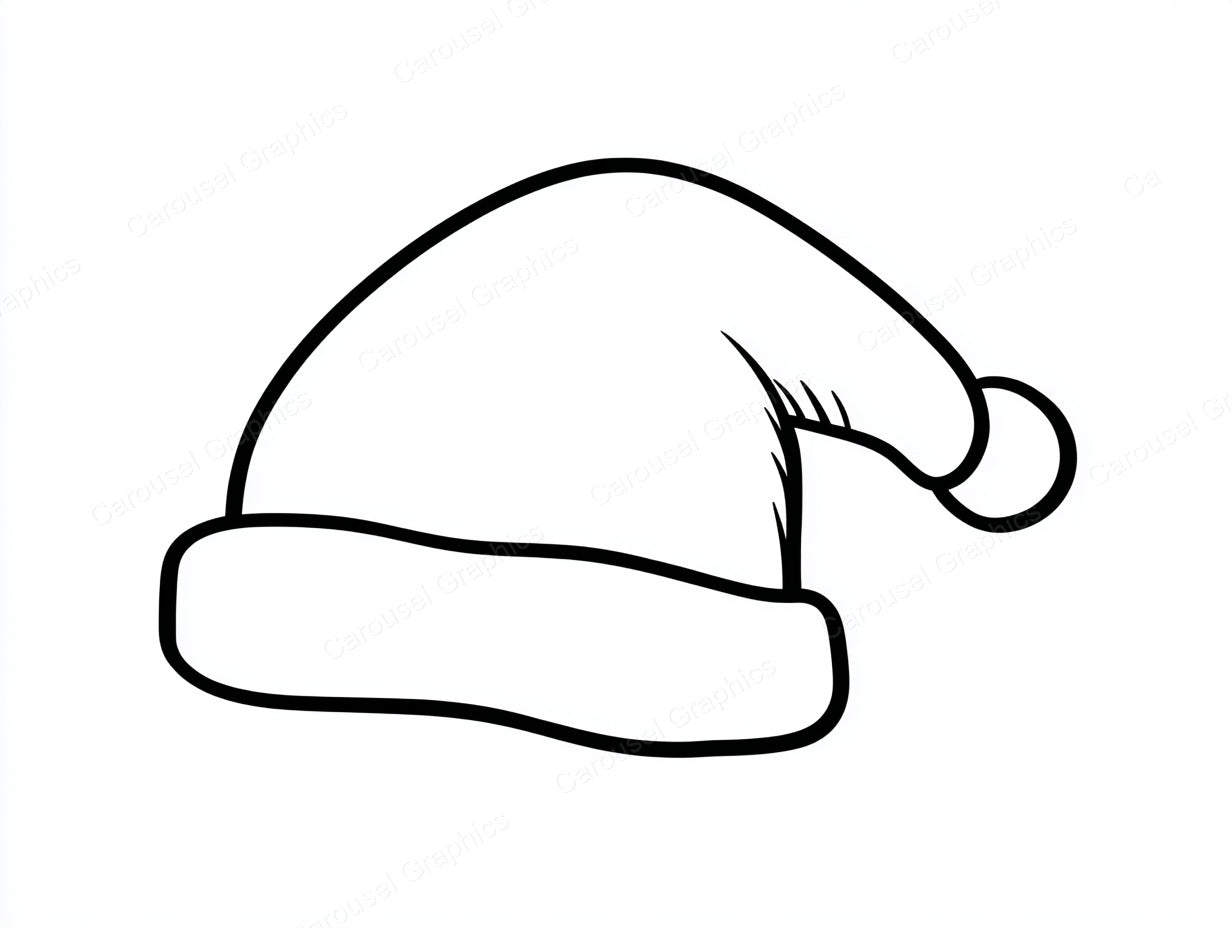 Santa Hat Vector Graphic preview